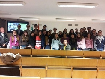 Asistentes a la Charla en la UPO