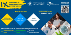 Convocado el "IX Concurso de Emprendimiento universitario 2021" de la Universidad de Granada