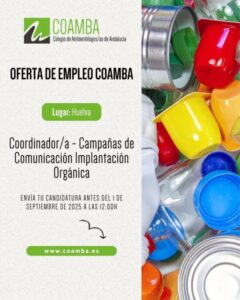 Oferta de empleo para colegiados/as 2025_49: Coordinador/a – Campañas de Comunicación Implantación Orgánica OE_2025_49
