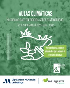Taller Aulas Climáticas – Xerojardinería: jardines diseñados para reducir el consumo de agua – 25 de septiembre de 2025 Aulas Climáticas 2025