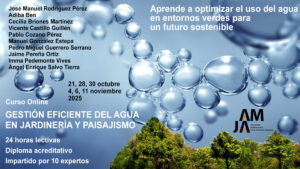 CURSO SOBRE GESTIÓN EFICIENTE DEL AGUA EN JARDINERÍA Y PAISAJISMO – Descuento de más del 10% AGUA cartel 5
