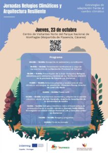 Jornadas Refugios Climáticos y Arquitectura Resiliente Cartel definitivo