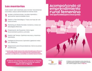 II PROYECTO MENTORIAS para mujeres rurales Mentorias 1