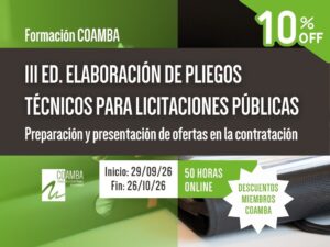 III Ed. Elaboración de pliegos técnicos - descuento 10%